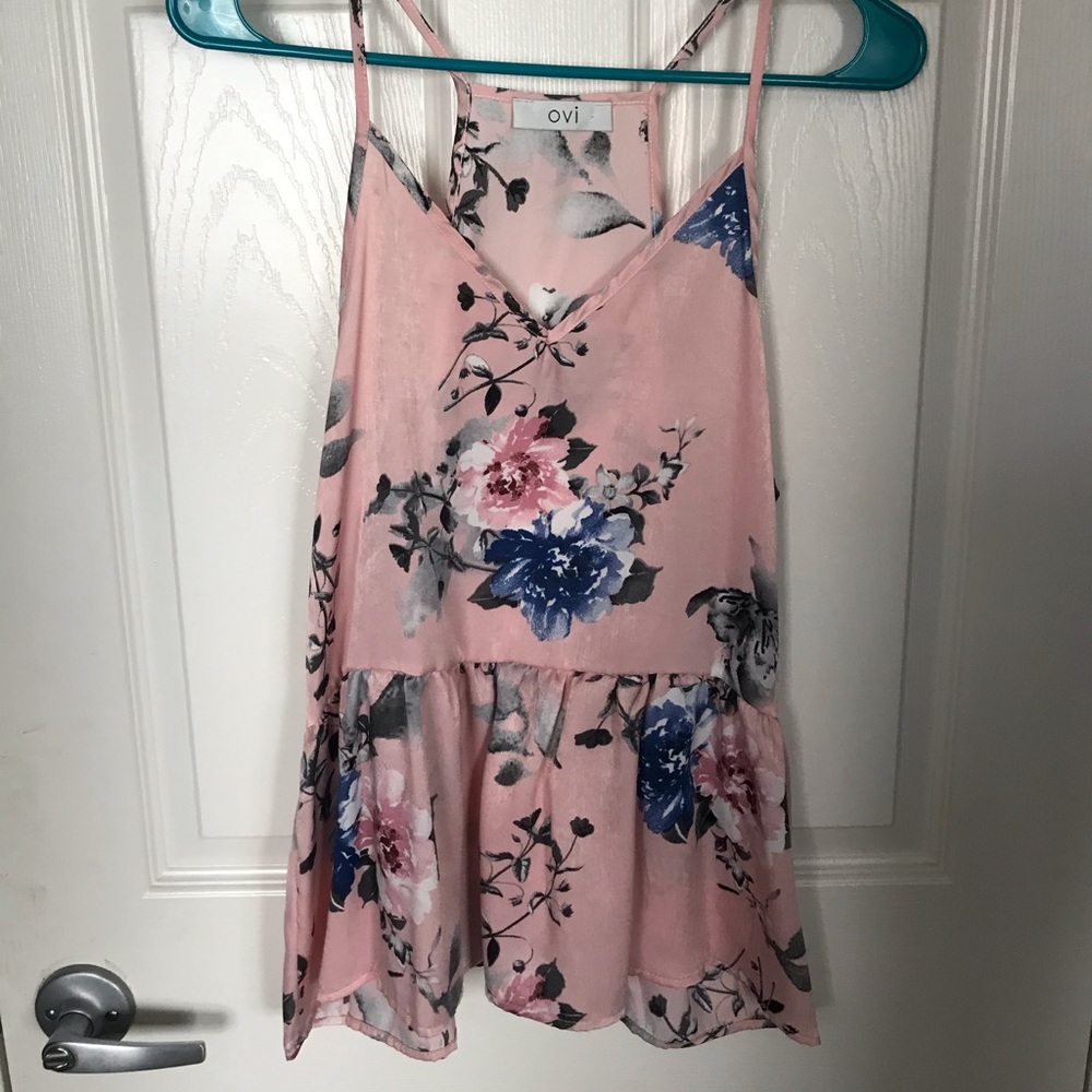 Pink Floral Top